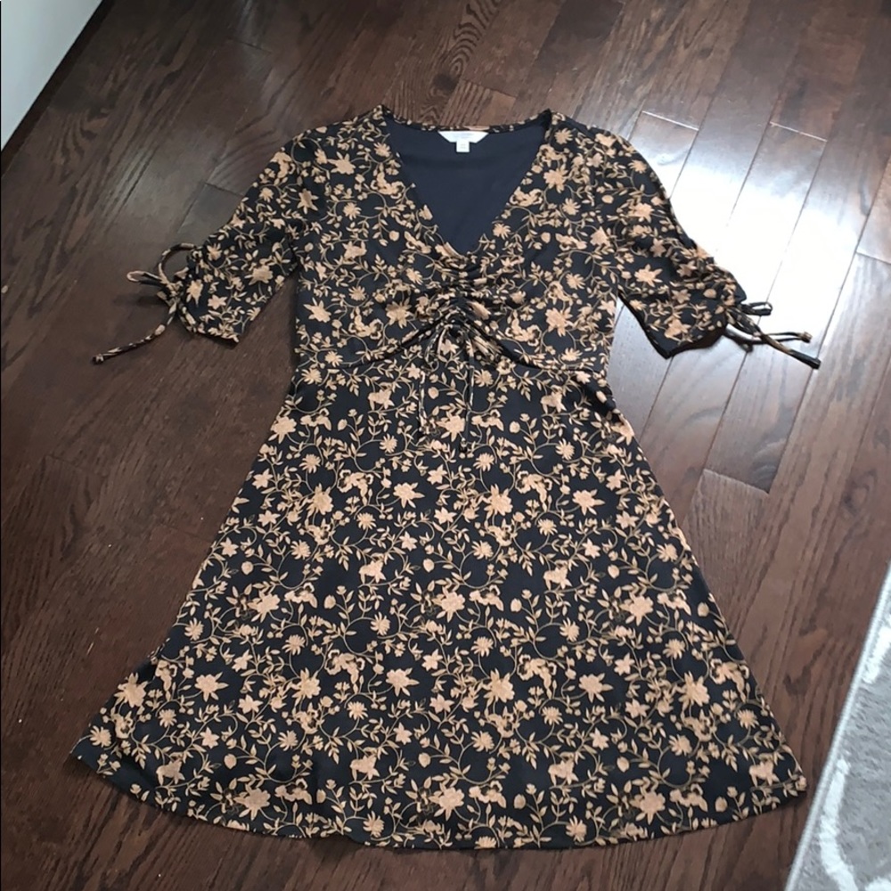 Lauren Conrad Peach Floral Dress